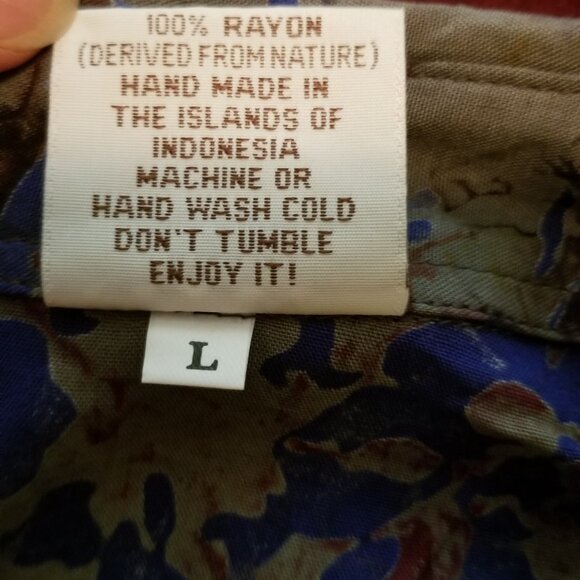 Men's Hawaiian Shirt L - Picture 4 of 4